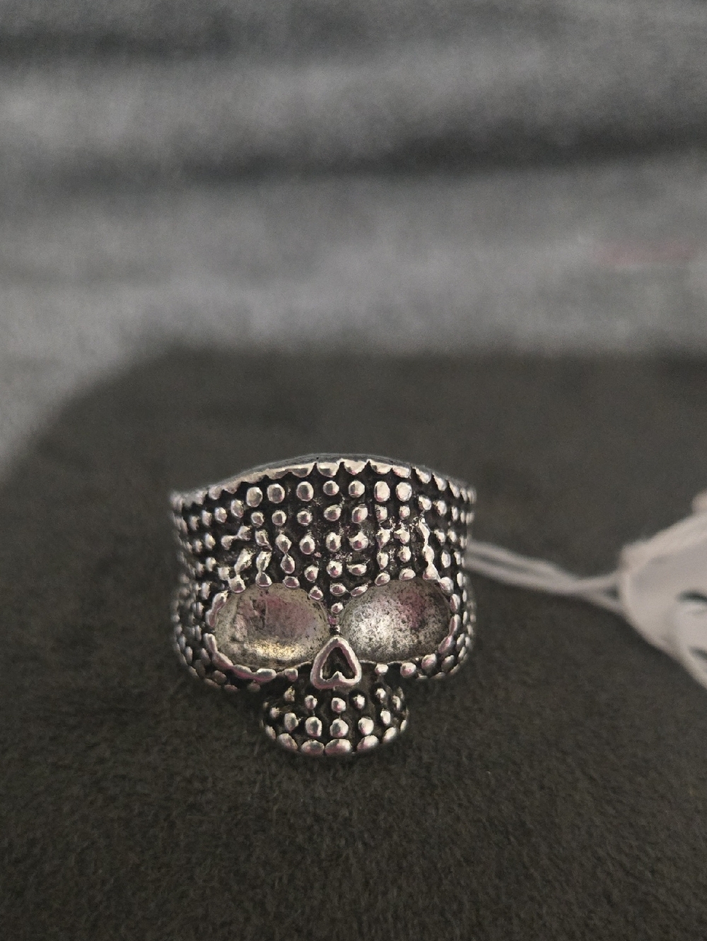Metal Skull Stamped Ring - Men Accessories Jewelry